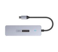 Hub USB C a 4 porte 10 Gbps trasferimento dati ad alta velocità splitter in lega di alluminio per laptop PC tablet unità esterna hub USB C per dispositivi esterni