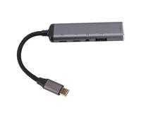 Hub USB C, Adattatore Splitter USB C Multiporta 5 in 1, Espansore Dongle Hub USB, PD Tipo A 100 W, Jack per Cuffie da 3,5 Mm, per Laptop, Telefono, unità Flash, HDD Mobile