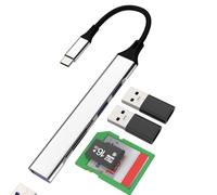 Hub USB C Adattatore USB a Tipo C Lettore Scheda SD Micro SD per iPhone 17 16 15 Pro MAX per Apple per iPad Compatibile con Samsung S26 MacBook Cavo Multiporta Docking Station OTG 3.0 Fotocamera PC TF