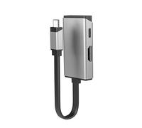 Hub USB-C ALOGIC ULCHDPD-SGR MagForce Duo Charge HDMI 4K 100W Argento