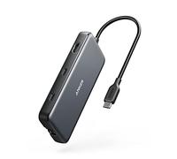 Hub USB-C Anker, adattatore USB-C PowerExpand 8 in 1, 100 W di alimentazione, porta HDMI 4K a 60 Hz, USB-C 10 Gbps, Ethernet e 2 porte dati USB A, microSD e lettore schede SD, per MacBook Pro e altro