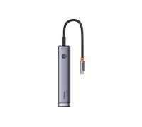 HUB USB-C BASEUS UltraJoy Series 6Port AIR Space Grey, Type-C to 1 x HDMI 4K@60Hz, 2 USB 3.0 + USB2.0 PD