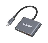 HUB USB-C CANYON DS-3 3in1 USBC, Fino a 5 Gbps