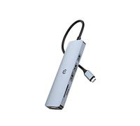 Hub USB C con 4K HDMI, 6 in 1 Adattatore USB C con HDMI, USB 3.0, 2 * USB 2.0, SD/TF, Hub USB 3.0 5Gbps Dock USB Tipo C per MacBook Pro Air, Surface Pro, iPad Pro