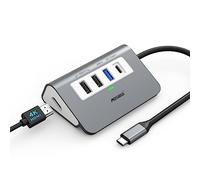 Hub USB C con 4K HDMI, mosirui 5-in-1 USB C a HDMI Hub adattatore multi-porta con 4K a 30 Hz HDMI, USB 3.0 5 Gbps, alimentazione 100 W, splitter USB di tipo C, hub USB per