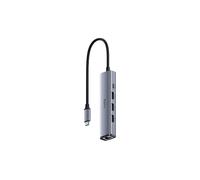 HUB USB-C CUDY UH605, 5000 Mbit/s