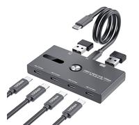 Hub USB C da 10 Gbps, 6 porte USB C Splitter, hub da USB C a USB C per PC, laptop, MacBook Pro/Air, iMac, Surface Pro, Chromebook, ecc. (SOLO UB, non supporta ricarica/monitor)