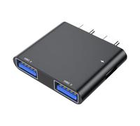 Hub USB C Docking Station 3 In 1 Convertitore Adattatore Per Notebook Business Laptop Integrazione senza soluzione di continuità Esportazione rapida dei dati Espansione efficiente degli spazi di