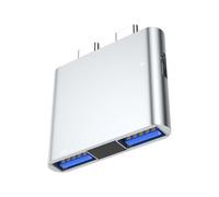 Hub USB C Docking Station 3 In 1 Convertitore Adattatore Per Notebook Business Laptop Integrazione senza soluzione di continuità Esportazione rapida dei dati Espansione efficiente degli spazi di