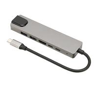 Hub USB C Ethernet, Interfaccia Multimediale HD 6 in 1 Tipo C a Hub HDTV per PC
