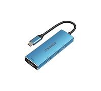 Hub USB C HDMI Adattatore, iTSOHOO USB C Hub 4 in 1 di tipo C HDMI 4K, 3 porte USB 3.0/2.0 Adattatore Hub multiporta per MacBook Pro/Air M1,iPad Air, XPS, e altro (Light blue)