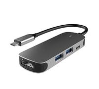 Hub USB C Hub Adaptador 4 Em 1 per USB 3.0 Compatibile per Switch USB-C Tipo C 3.0 Divisore