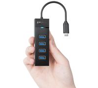 Hub USB C, hub USB 3.0 a 4 porte, hub USB c a latenza zero da 5 Gbps, hub dati OTG USB di tipo C compatibile con MacBook Pro/Air, Surface Pro