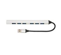Hub USB C, Hub USB 3.0, Adattatore da USB C a USB a 7 porte con OTG disponibile, Trasferimento dati ad altissima velocità, Corpo in alluminio,