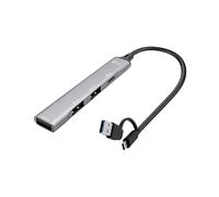 I-Tec Hub USB CAHUBMETALMINI4 Metallico USB-A/USB-C Nuovo