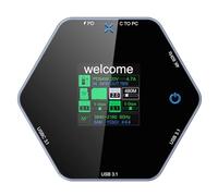 Hub USB C in alluminio con 4K@60Hz e ricarica Multiport Hub Splitter Per Integrazione Dispositivo Adattatore Multiport