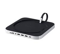 Hub USB-C multiplo 6 in 1 con funzione di supporto per Mac Mini in alluminio - Nouvo