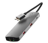 LINQ byELEMENTS LQ48011 hub di interfaccia 2 x USB 3.2 Gen 2 3.1 Gen 2 Type-C 10000 Mbit/s Nero, Grigio
