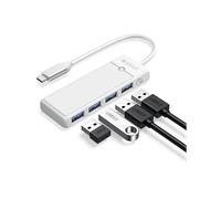 HUB USB-C ORICO PAPW4AC3 4 porte Bianco, Argento