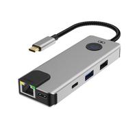 Hub USB-C - FORCE POWER - Multiporte 7-in-1 - PD 100W - HDMI 4K@60Hz - Ethernet Gigabit