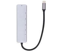 Hub USB C, PD Ricarica rapida Ampia applicazione Adattatore USB C 6 in 1 per ufficio per la casa per i viaggi