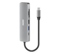 Hub USB-C Port Designs 900162 4 porte HDMI 4K 60 Hz Argento