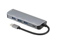 Hub USB C, Porta USB 3.0 e Tipo C a 4 Porte da 5 Gbps con Ricarica PD 60 W Adattatore USB C Universale 5 in 1 per TabletSmart PhoneLaptop