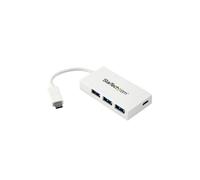 Hub USB-C - STARTECH - 4 porte USB 3.0 - 1x USB-C 3x USB-A - Alimentato tramite bus - Bianco