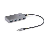 StarTech.com Hub USB-C a 4 porte - 5Gbps - Alimentazione via bus - Hub da USB C a 4x USB-A con ingresso di alimentazione ausili