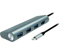 LogiLink UA0309 hub di interfaccia USB 3.2 Gen 1 (3.1 Gen 1) Type-C 5000 Mbit/s Grigio ( UA0309 )