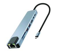 Hub USB-C TnB HUBALU8PRO 8 in 1 10 Gbps HDMI 4K 60 Hz
