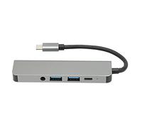 Hub USB C, Trasmissione 5 Gbps Estensione porta 5 in 1 Hub USB 3.0 per mouse per tastiera