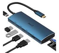 HUB USB C tutto 7 in 1 (blu scuro)
