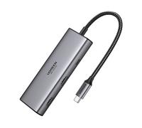 UGREEN Hub 7-in-1 USB-C a 2*HDMI(4K@60Hz)+2*USB-A3.2+2*USB-C3.2+PD(100W)