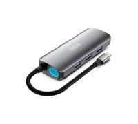Hub USB-C - URBAN FACTORY - MHC55UF - Grigio metallizzato - 17 x 7 x 2 cm - Interfacce USB-C