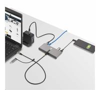 StarTech.Com Hub Usb-C A 2 Porte Con Ethernet E Rs-232 Dongle Usb-C A Usb-A Coll