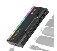 Hub USB con lettore disco rigido SSD + 2 USB + lettore di schede TF/SD - Nouvo