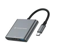 Hub USB Conceptronic 110518807101 Grigio 100 W