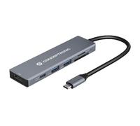 Hub USB Conceptronic 110520207101 Grigio 100 W