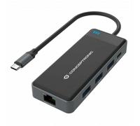 Hub USB Conceptronic DONN14G Nero Grigio 100 W