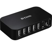 D-Link DUB-H7 USB 2.0 Type-B 480 Mbit/s Nero