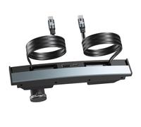 Hub USB da 65 W per Tesla Model 3 Highland/Model Y Juniper 2024 2025 Impermeabile - Caricatore rapido a 4 porte Accessori Tesla per caricabatterie per telefono Tesla 2 cavi di ricarica rapida di tipo