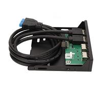 Hub USB del Pannello Frontale da 3,5 Pollici, Ampia compatibilità Hub USB 3.0 del Pannello Frontale Stabile Ad Alta velocità per Computer