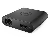 DA200 Dell External video adapter, USB-C/VGA/ USB 3.0 /Network / HDMI, Black 0Y0