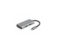 Hub Delock 4 porte 10 Gbps USB-C 2 USB-A 2 USB-C robusto grigio