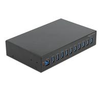 Hub USB DeLOCK 64112 hub di interfaccia 3.2 Gen 1 (3.1 1) Type-B 5000 Mbit/s Nero [64112]