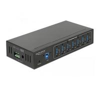 DELOCK 63311 - External Industry Hub 7x USB 3.0 Type-A with 15 kV ESD protectio