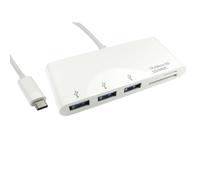Hub USB di tipo C a 3 porte USB e lettore di schede