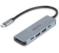 DICOTA D32060 hub di interfaccia USB tipo-C Argento (DICOTA - dockingstation - USB-C - HDMI) NEW