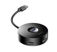 Hub USB e hub USB C a multi USB 3.0 splitter USB 3.0 per MacBook Pro Air computer portatile 4 porte multiple USB tipo C HUB (colore: nero-USB)